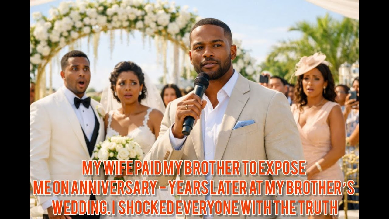My Wife Paid My Brother To Expose Me On Anniversary. Years Later at My Brother’s Wedding  I Shock...