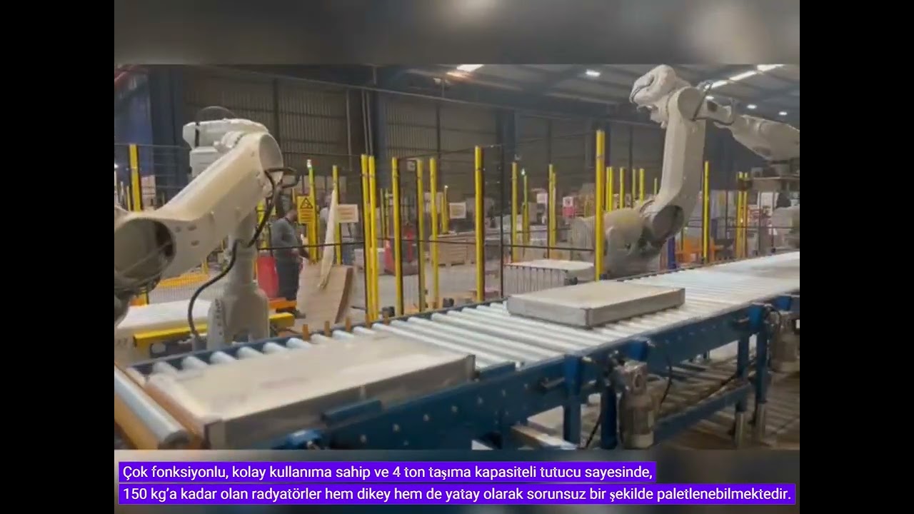 Pi Robotik-  Robotik Radyatör Paletleme Otomasyonu