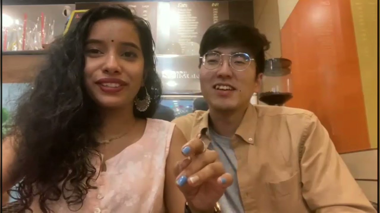 INDIAN-KOREAN COUPLE #couplevlog  #internationalcouple #korean #indian #ldr