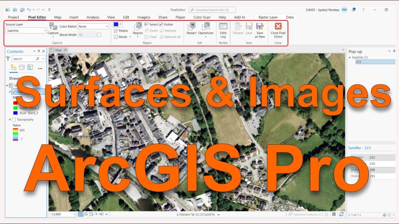 Editing and cleaning up rasters with the Pixel Editor