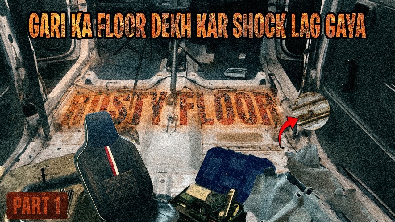 Started Car Detailing at Home And Found a Rusty Floor!  | DIY Car Detailing | Part 1