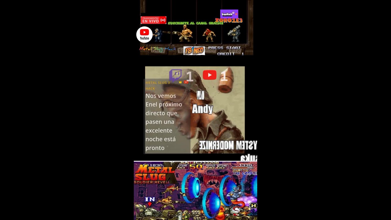 Metal Slug X Soldier Rebel Hack 2025 (Retroach_fbneo En Formato ips)