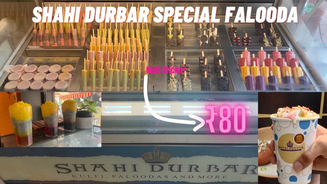 Shahi Durbar Double Special Falooda | KULFI STICKS | Shahi Durbar | BANDRA WEST | Mumbai
