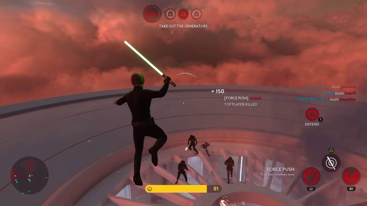 Star Wars: Battlefront Sabotage Mode Cloud City Gameplay (Bespin DLC) (PS4)