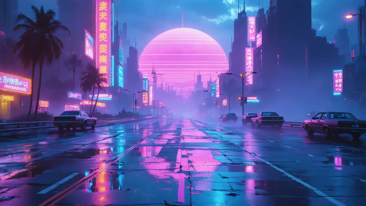 Endless Highways ✨ | 1 Hour of Retro 80s Synthwave Music