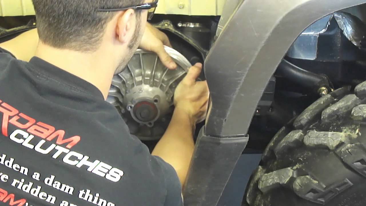 Can-am BRP secondary / driven clutch torsional spring install