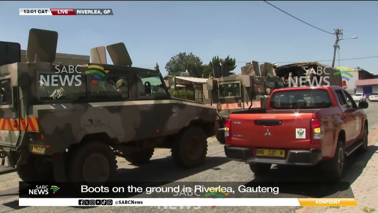 SANDF deployed to Riverlea in Johannesburg