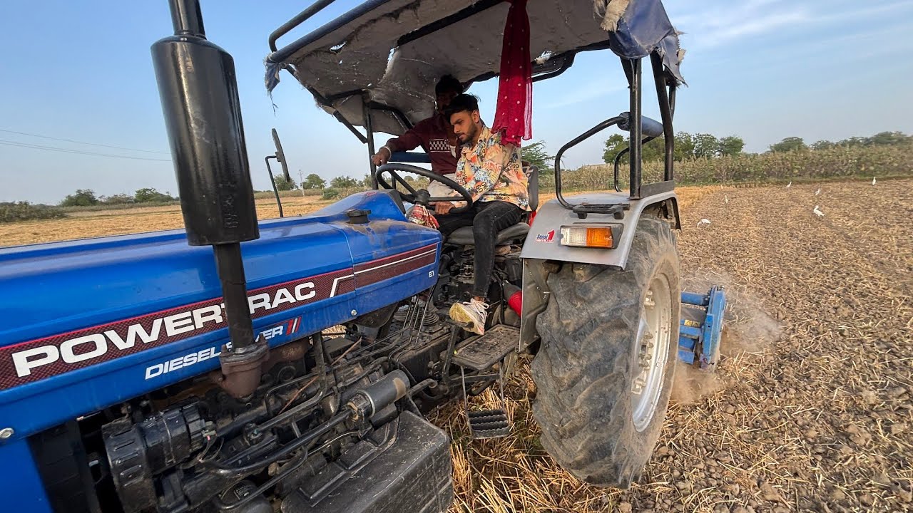 First Time Tractor Chalaya 😍