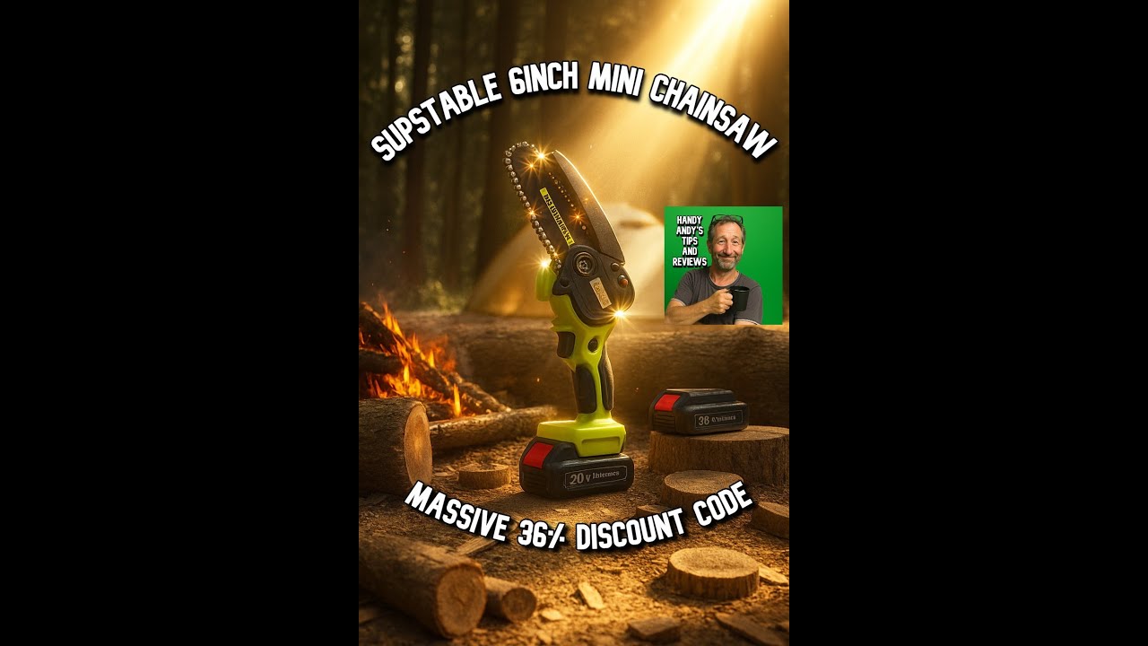 20 min video ..Supstable 6 inch Mini Chainsaw review