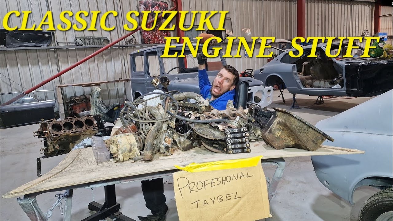 Engine Disassembly -Real Profeshonal Stiyle Suzuki LJ80 Restoration