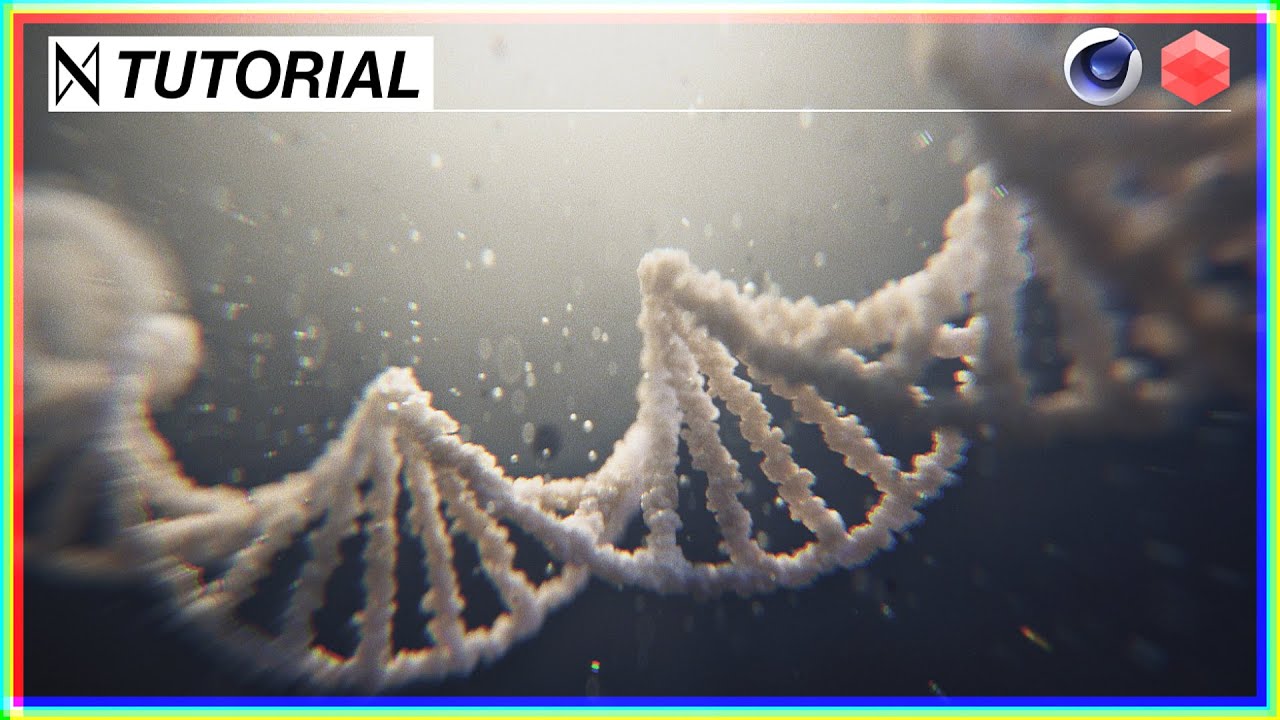 УЧЕБНОЕ ПОСОБИЕ C4D | Реалистичная ДНК (и нереалистичная ДНК) 🧬
