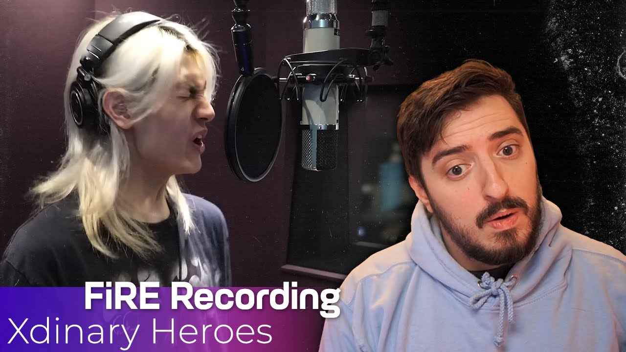 Xdinary Heroes - FiRE (My Sweet Misery) Recording Behind | REACTION