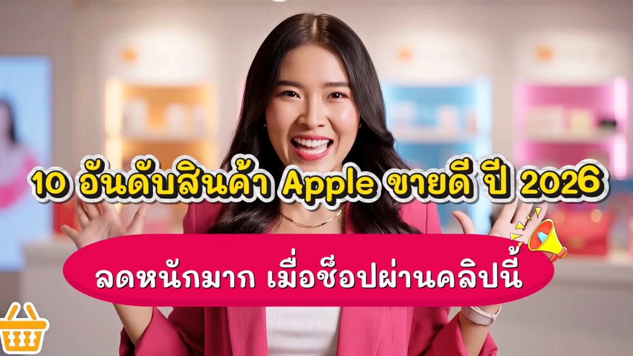 Top 10 สินค้า Apple ที่คนแห่กดมากที่สุด 2026