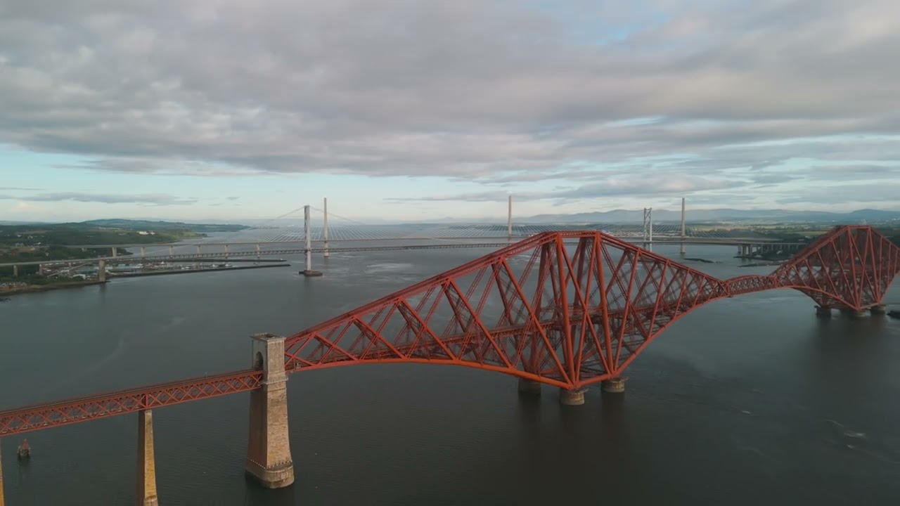 Queensferry crossing,Forth rail bridge,Forth road bridge