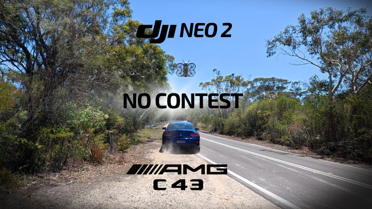 DJI Neo 2 vs AMG C43 | Full-Speed Vehicle Follow Me Test