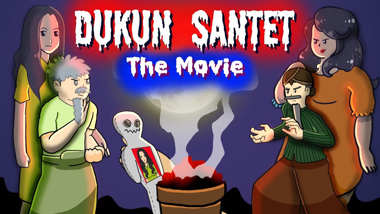 Full Movie 😱 Azab DUKUN SANTET Yang Mengerikan ! - Animasi Horor Kartun Hantu Lucu #KARTUNHANTU