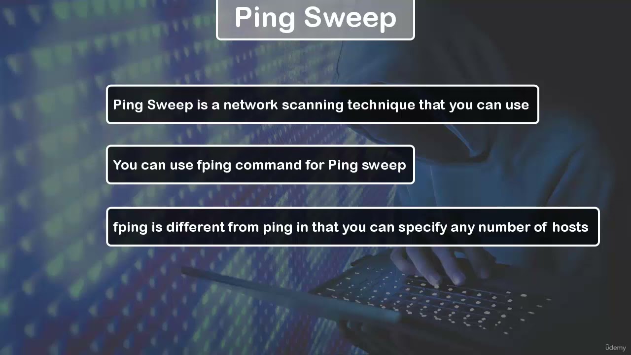 21-Ping Sweep || The Complete Ethical Hacking Absolute Beginners Course || Skilled Animator