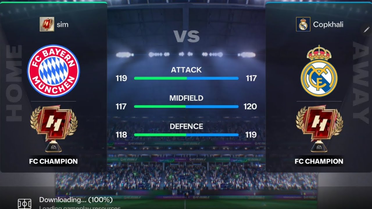 BAY VS RMA | LAST MINUTE WINNER | 2-1| FC CHAMPIONS GAMEPLAY | FC MOBILE |