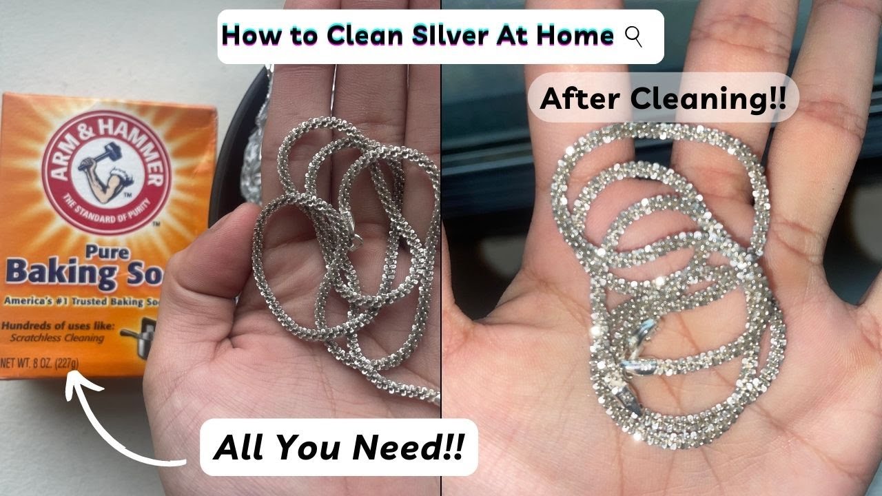 How To Clean Your Sterling Silver Jewelry At Home With Baking Soda