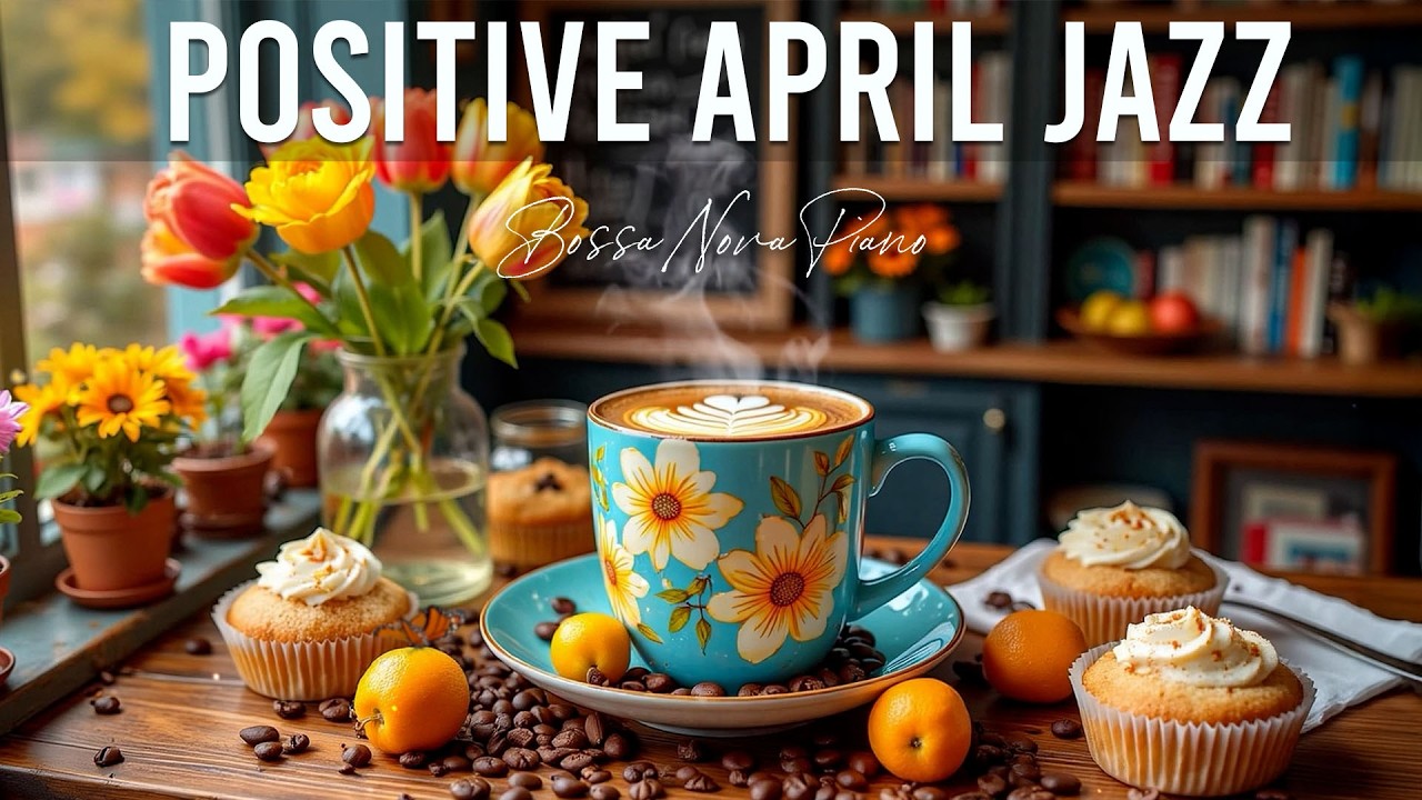 Positive April Jazz ~ Spring Morning Jazz Cafe & Smooth Bossa Nova Instrumental for Good Mood