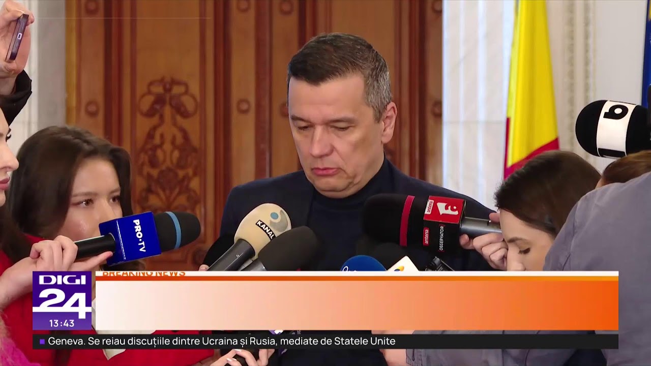 🟣Știrile Digi24  de la ora 13– 18 februarie 2026