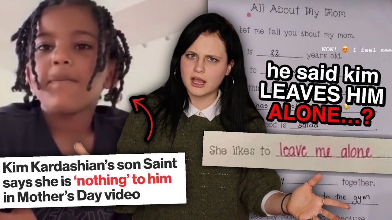 Saint West Says Kim Is NOTHING To Him...