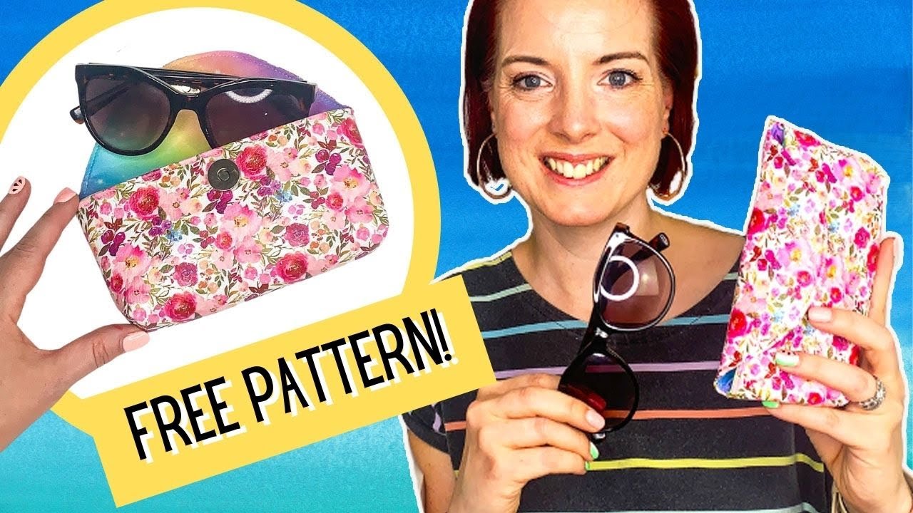 Sunglasses Case Sewing Tutorial (what a great gift!) FAST & EASY