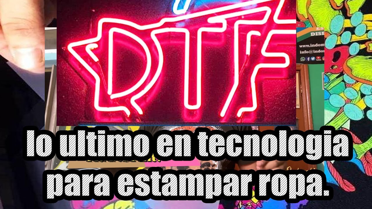 Que opino y que es el DTF? Proceso completo para estampar DTF  #serigrafía