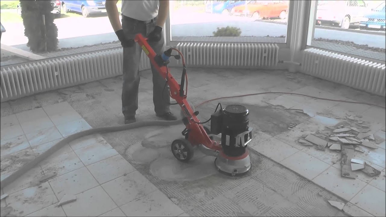 Sanierungsfräse RO 250 - Entfernen vom Fliesenkleber