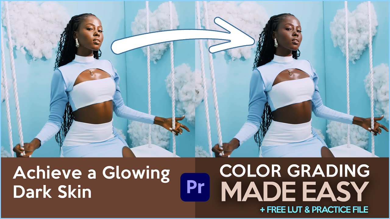 COLOR GRADING - DARK SKIN GLOW + FREE LUT FOR ADOBE PREMIERE PRO, DAVINCI RESOLVE & FINAL CUT PRO
