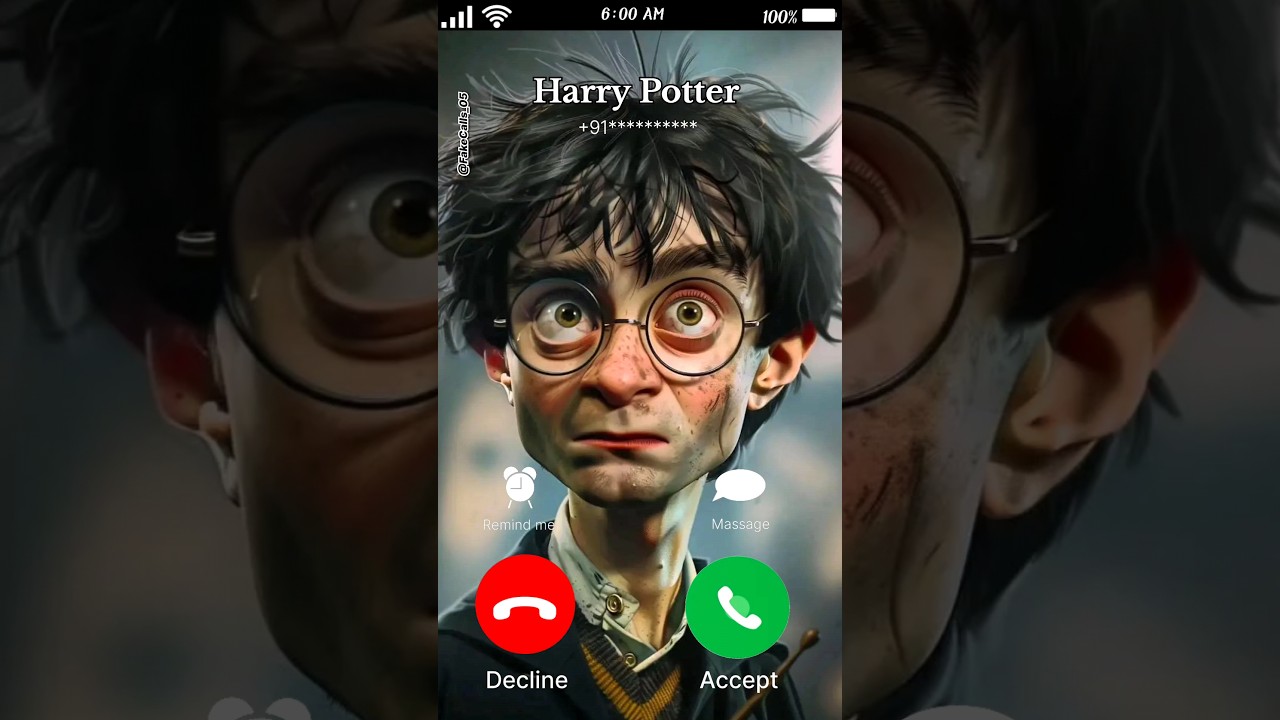 Harry Potter...☎️ #short #viral #call #ringtone #shortsfeed #trending