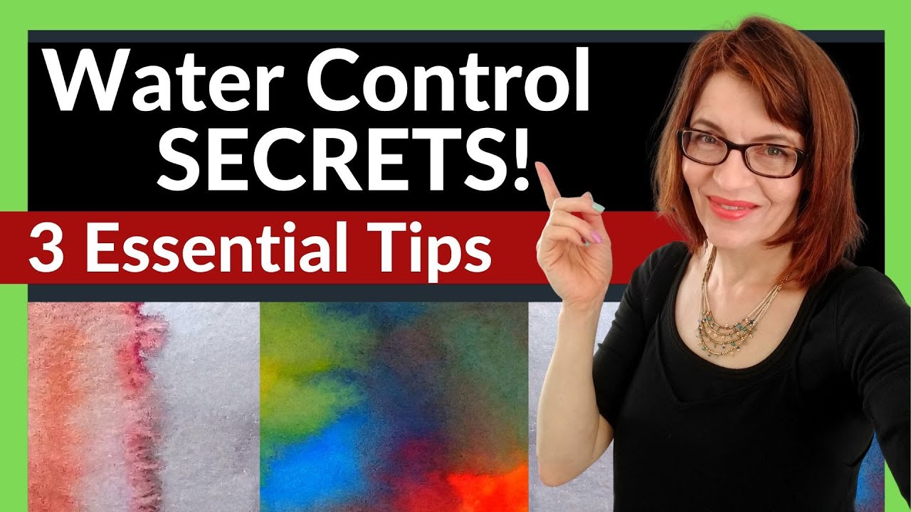Water CONTROL in Watercolor Painting (3 Essential Tips!)