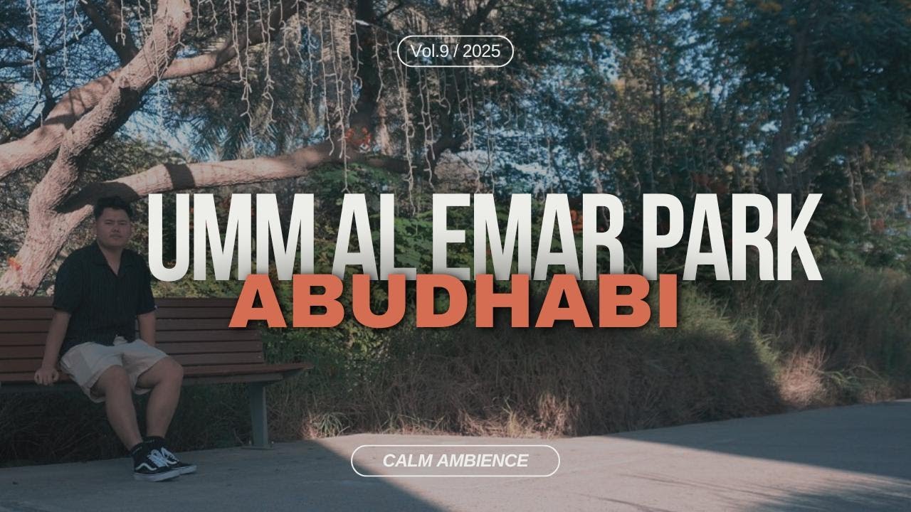 🌅 Hidden Gem in Abu Dhabi | Umm Al Emarat Park Walk & Mindful Moments