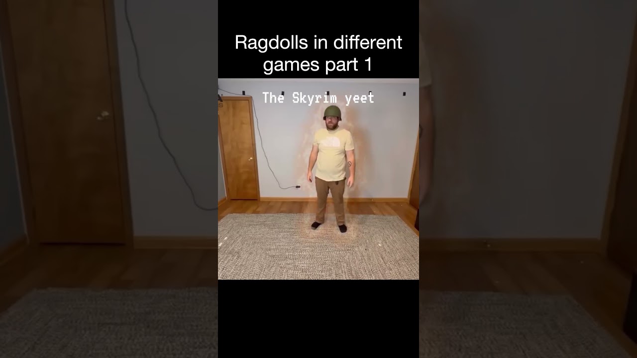 Dying in different games #shorts #bethesda #rockstar #gta #rdr #fallout #elderscrolls