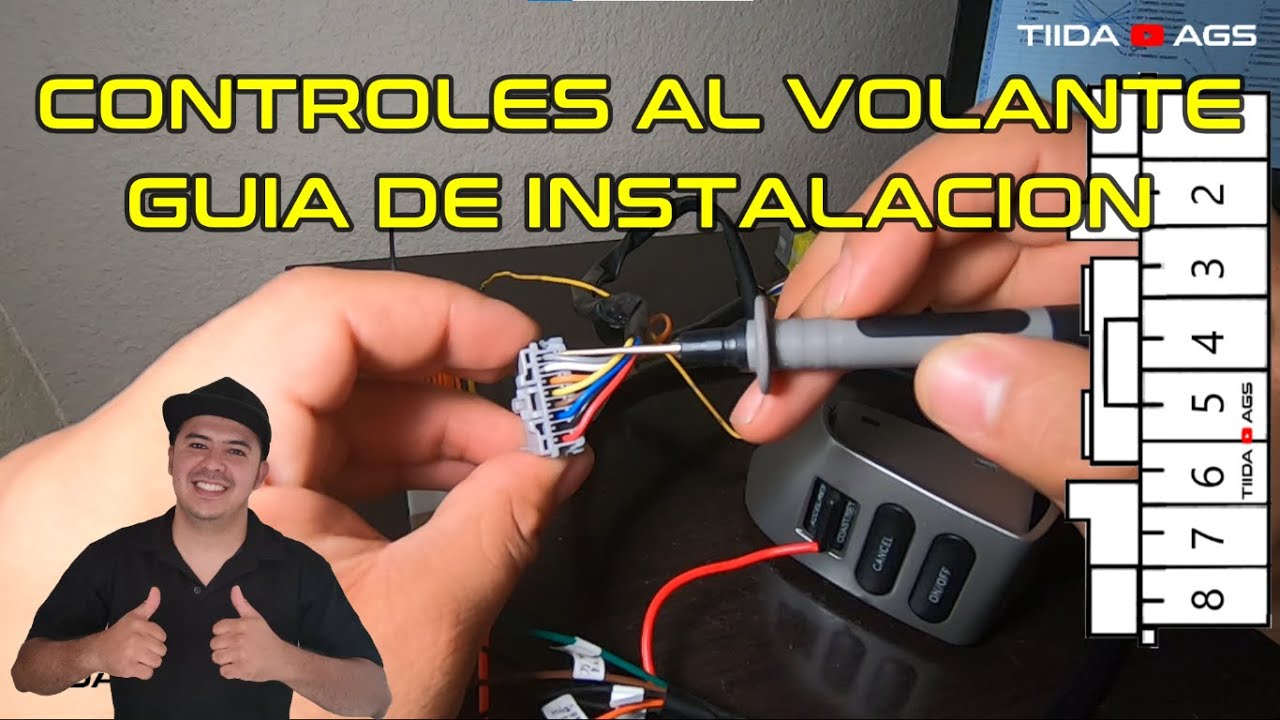 Guía de instalación controles al volante genéricos tiida