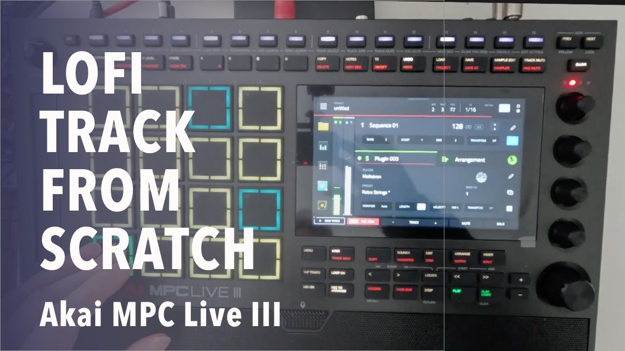Akai MPC Live III - Lofi Track From Scratch (Jamuary day 10)