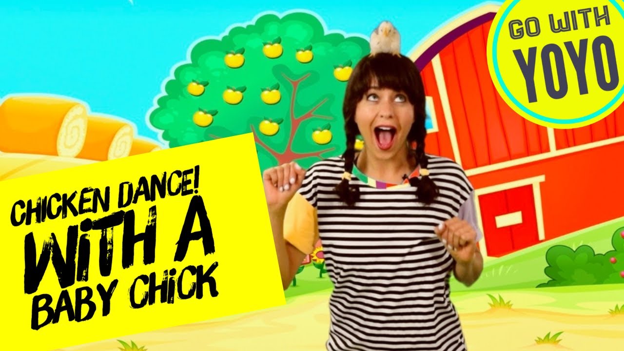 🐥CHICKEN DANCE with a Real Baby Chicken  🐤