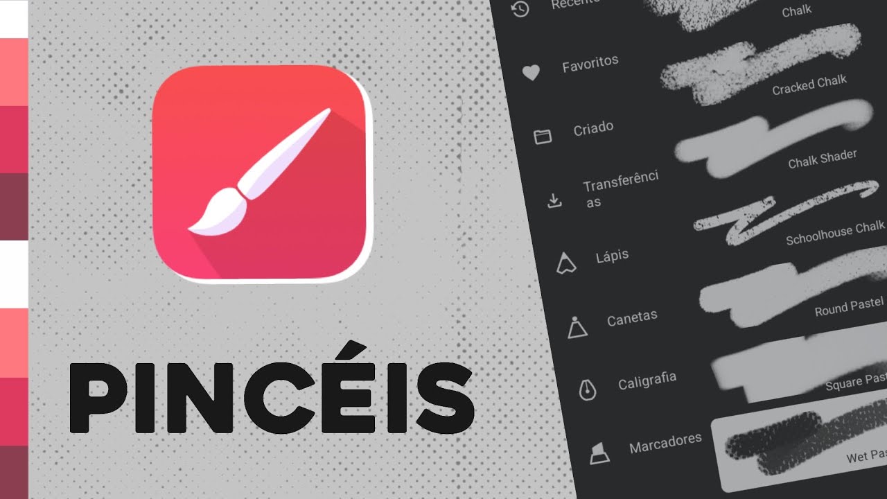 Como Usar Pincéis no Infinite Painter e Fazer Rascunhos Digitais (Aula 2)
