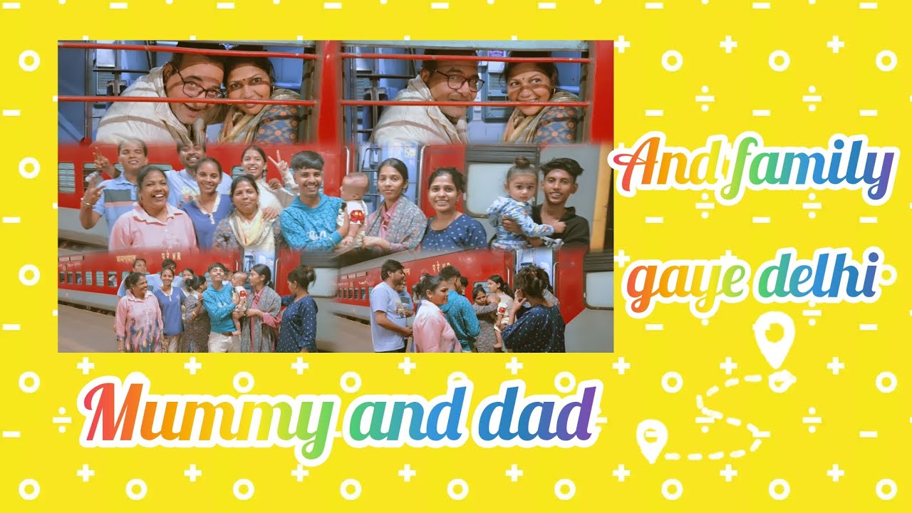 Mummy and daddy gaye delhi aajj vlog #youtube #myvideo 
