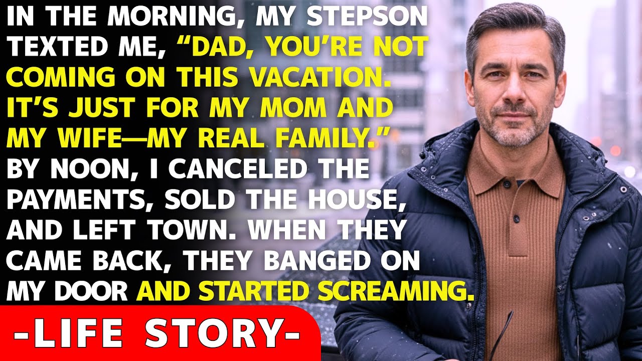 My Stepson Texted, “You’re Not Coming On Vacation”—By Noon, I Listed The House And Left For Good
