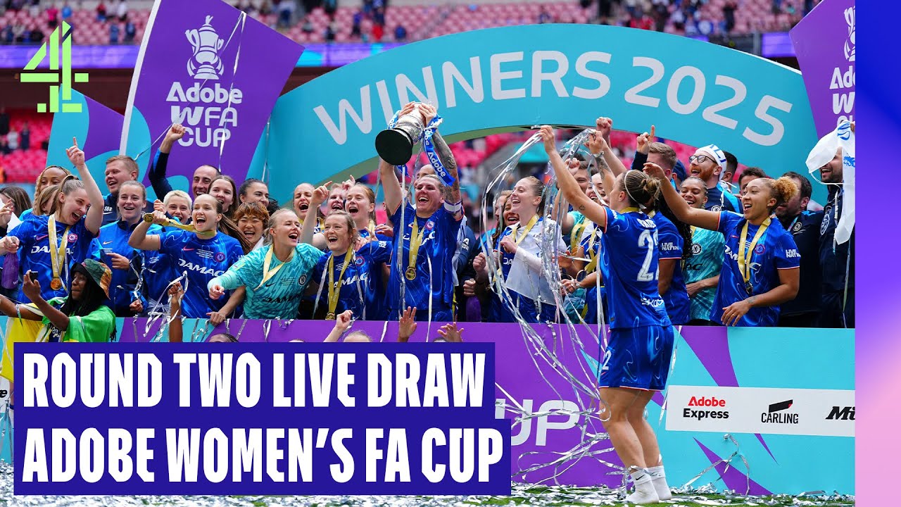 Round Two Adobe Women’s FA Cup Draw | Channel 4 Sport Live