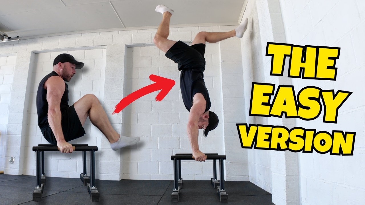 L Sit to Handstand Made EASY (Step-by-Step)