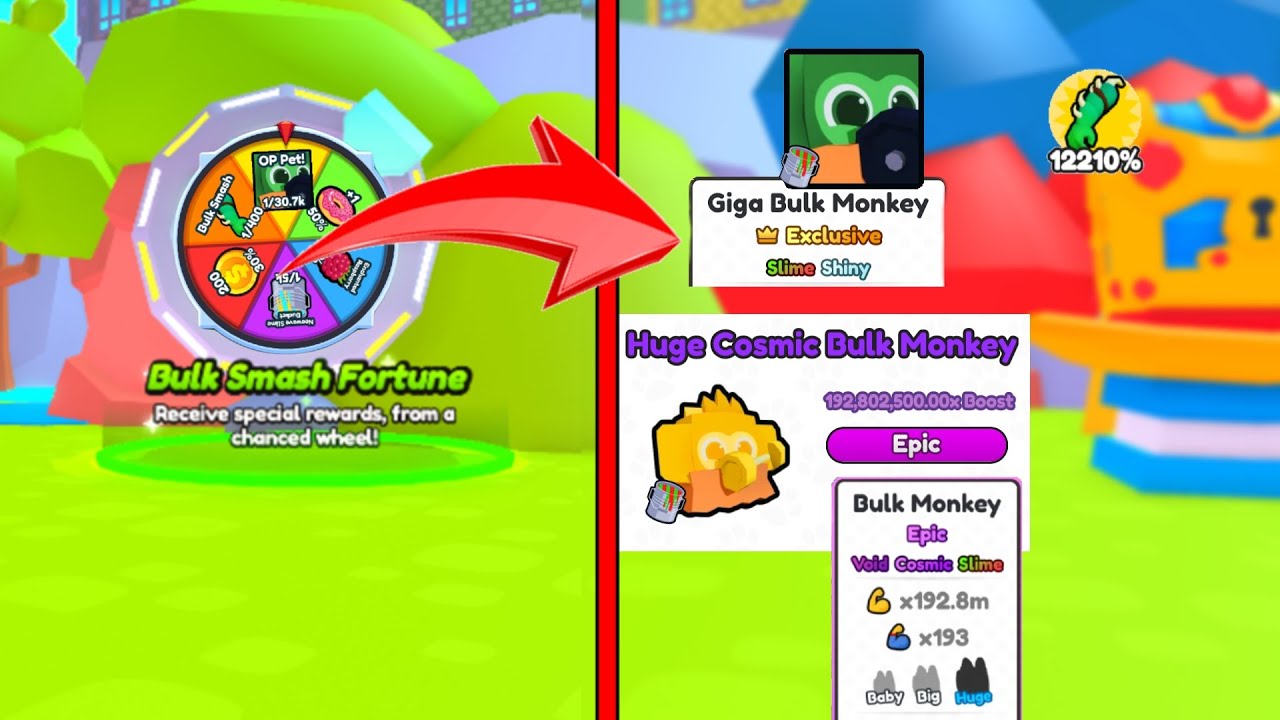 Arm Wrestle Simulator - ROBLOX-  i spinned the BULK WHEEL over 5k TIMES got SHINY GIGA and OP pets🔥