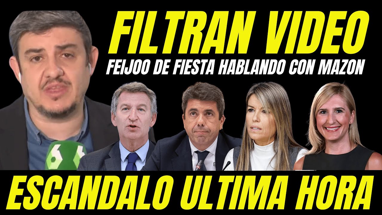 FILTRAN VIDEO FEIJ&Oacute;O DE FIESTA HABLANDO CON MAZ&Oacute;N 