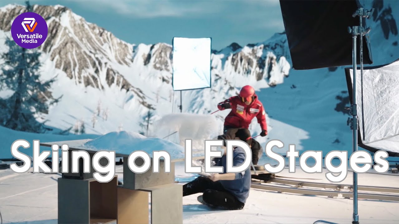 Virtual Production & Extreme Sports!  How We Filmed Skiing On An LED Volume