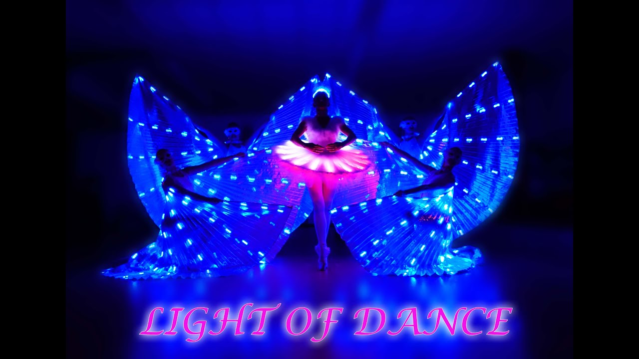 LED Performance Wind Rose/LED Ballerinas/LED Wings Show by Light of Dance