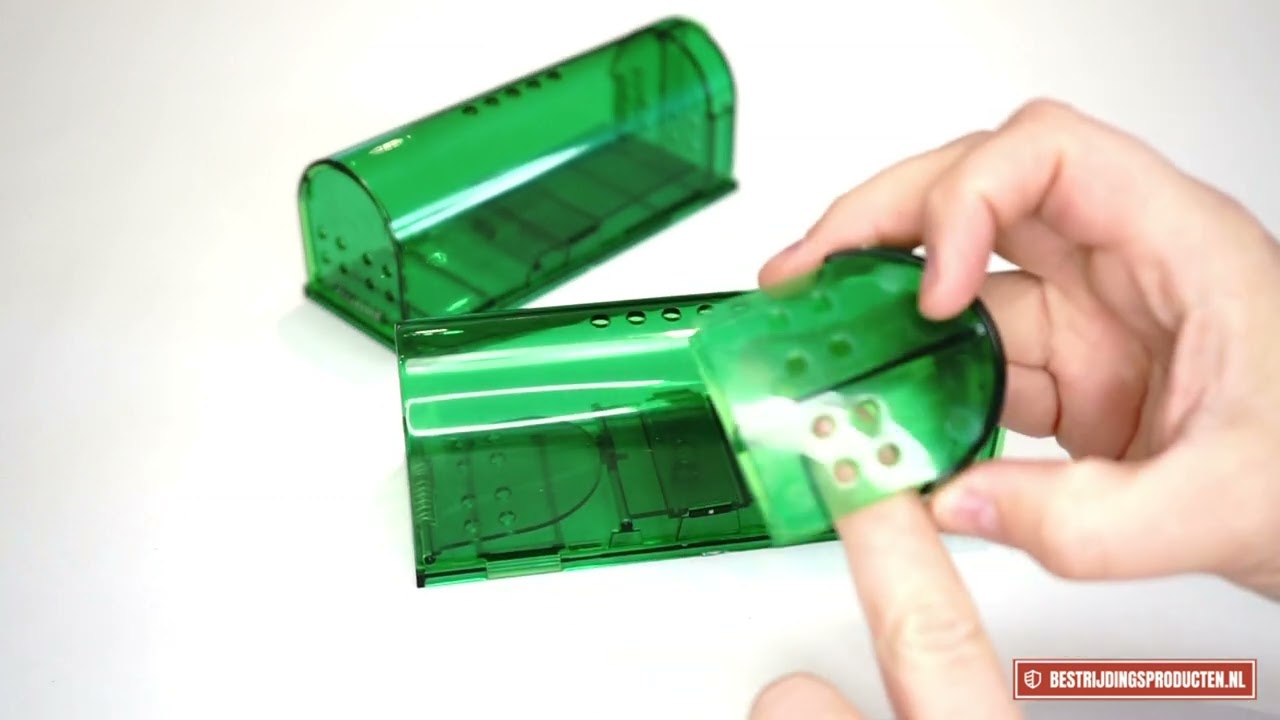 2 stuks multi use trap GROEN diervriendelijke muizenval