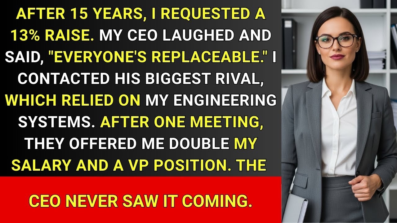 My CEO Laughed at My Request for a 13% Raise—I Took My Skills to His Rival