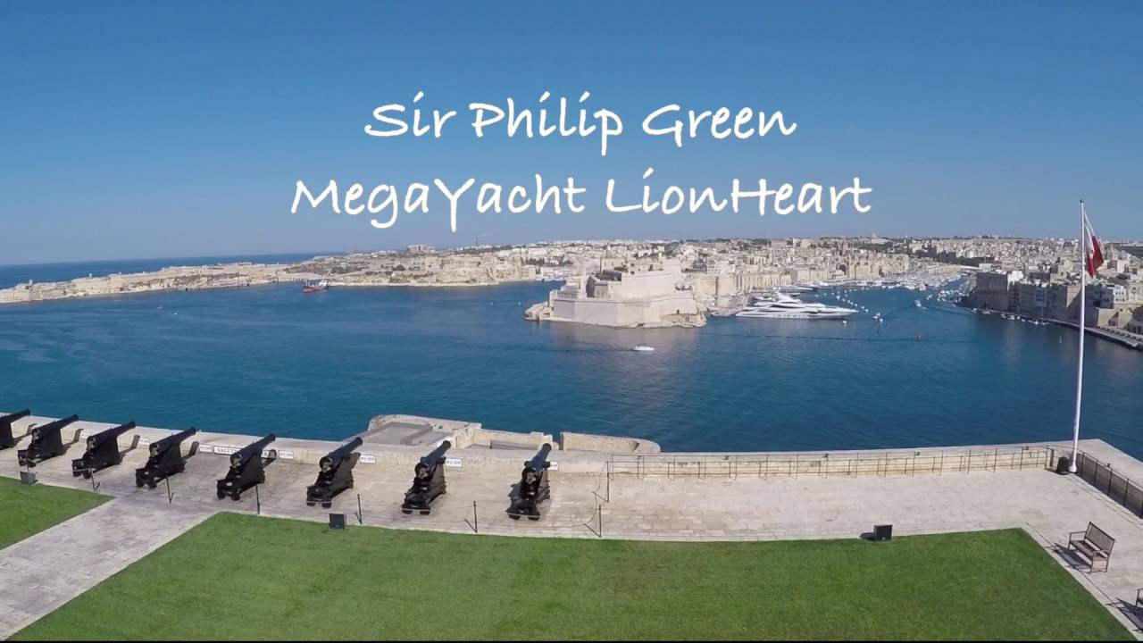 Sir Philip Green MegaYacht LionHeart
