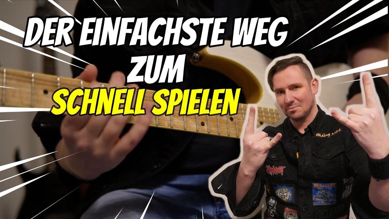 Das Geheimnis Schnellerläufe gelüftet😲 #metal #gitarre 